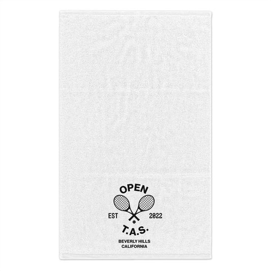 Tennis Rally Towel - Open T.A.S. 2022 Design for Events & Gifts
