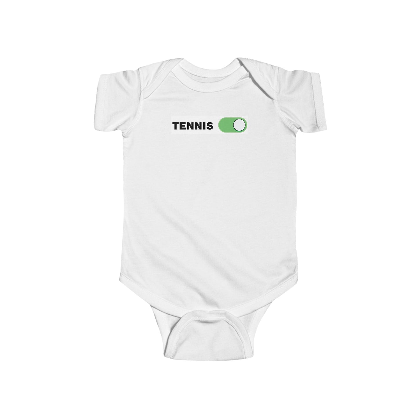 Funny Tennis Switch Infant Bodysuit - Perfect Baby Shower Gift