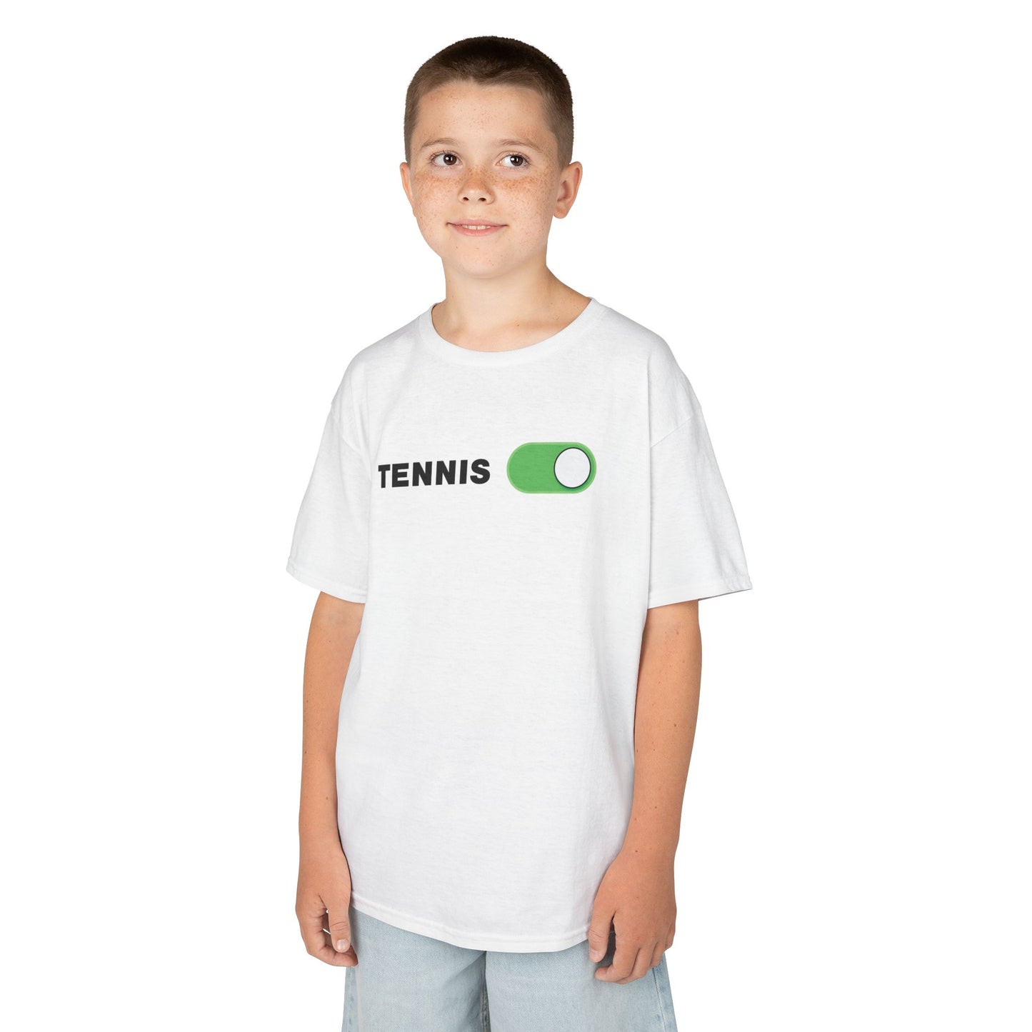 Kids Tennis Fan Tee - Play Mode On
