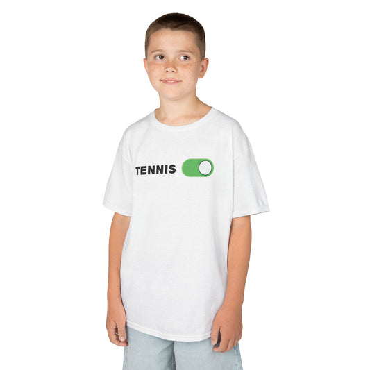 Kids Tennis Fan Tee - Play Mode On