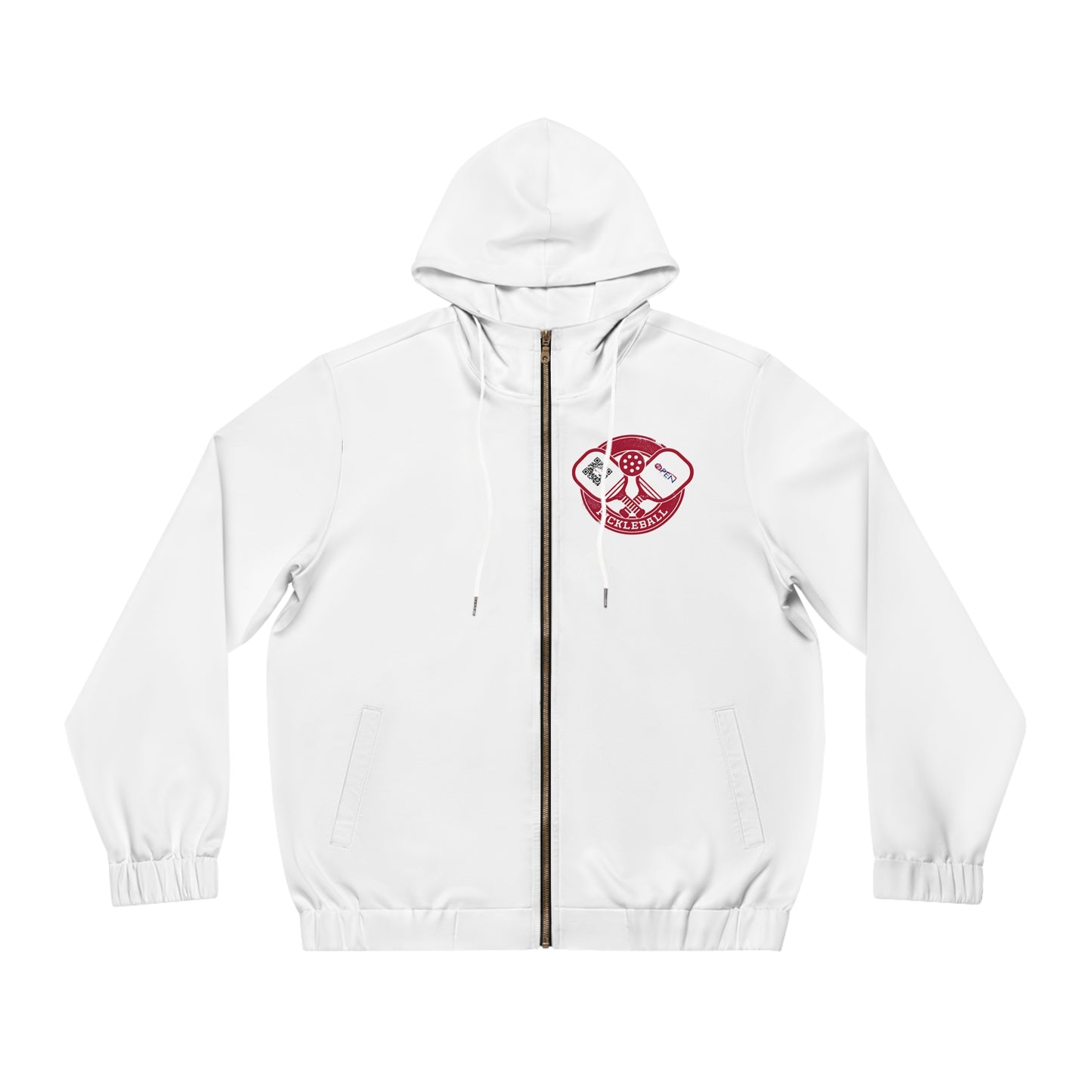 Men's Full-Zip Hoodie - Pickleball