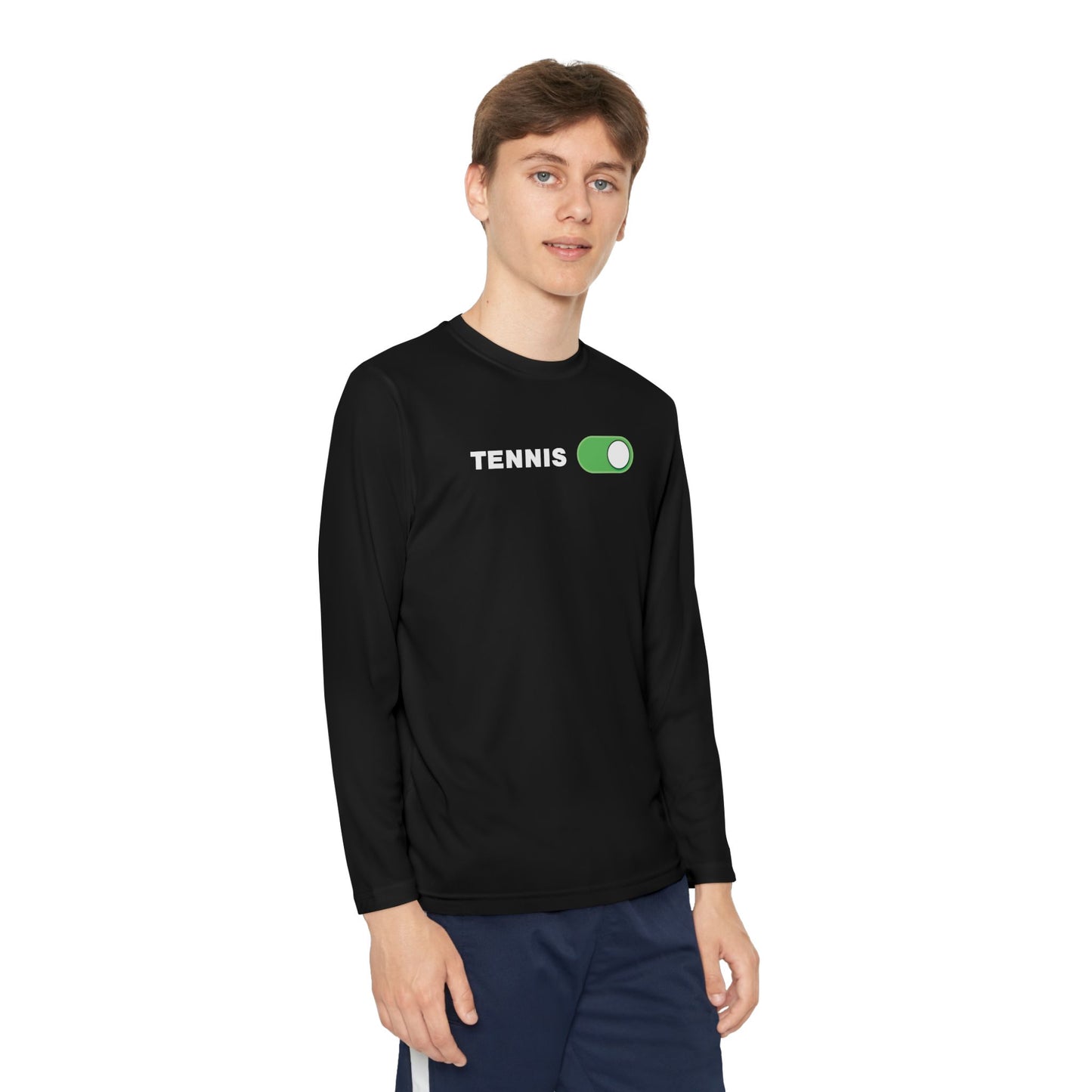 Youth Long Sleeve Tennis Tee - Switch It Up Style