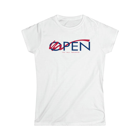OPEN - Women's Softstyle Tee