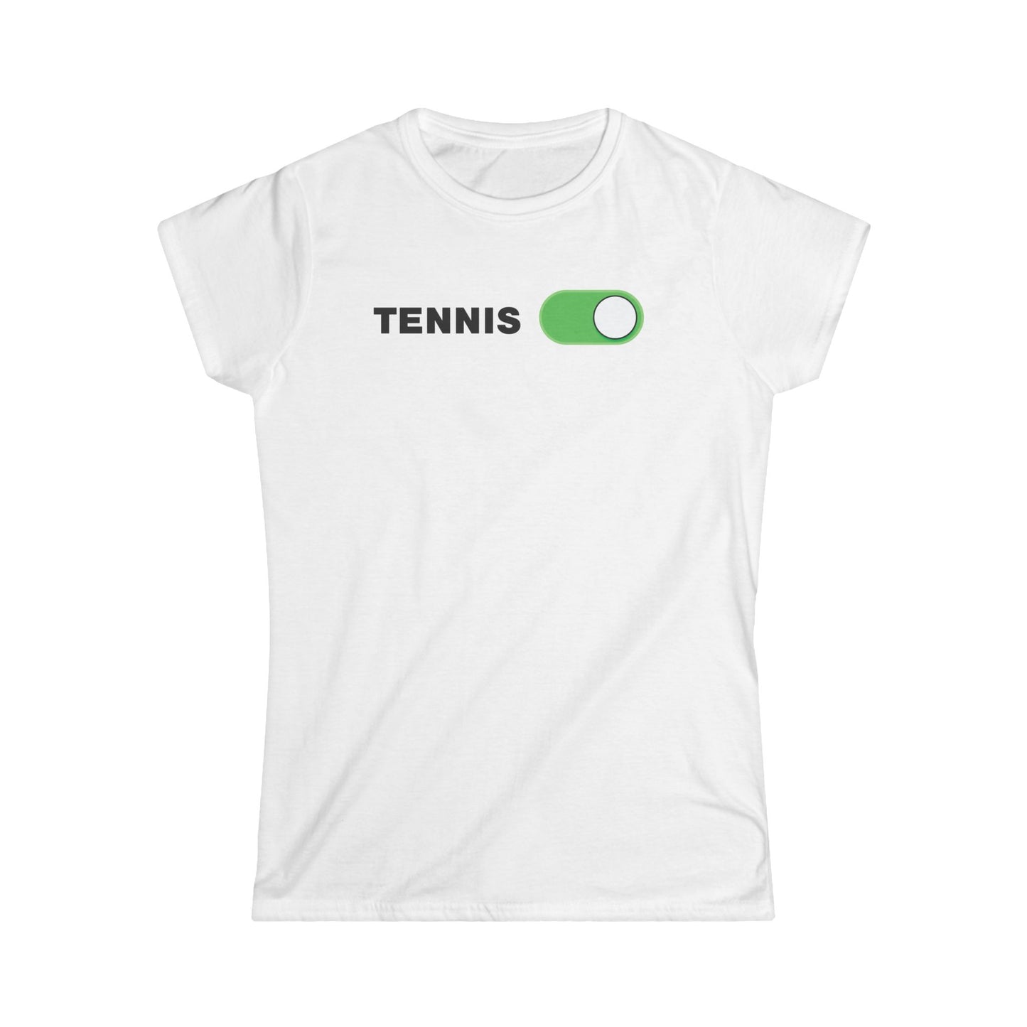 Tennis Switch Women's Softstyle Tee | Fun Athletic Shirt for Tennis Lovers