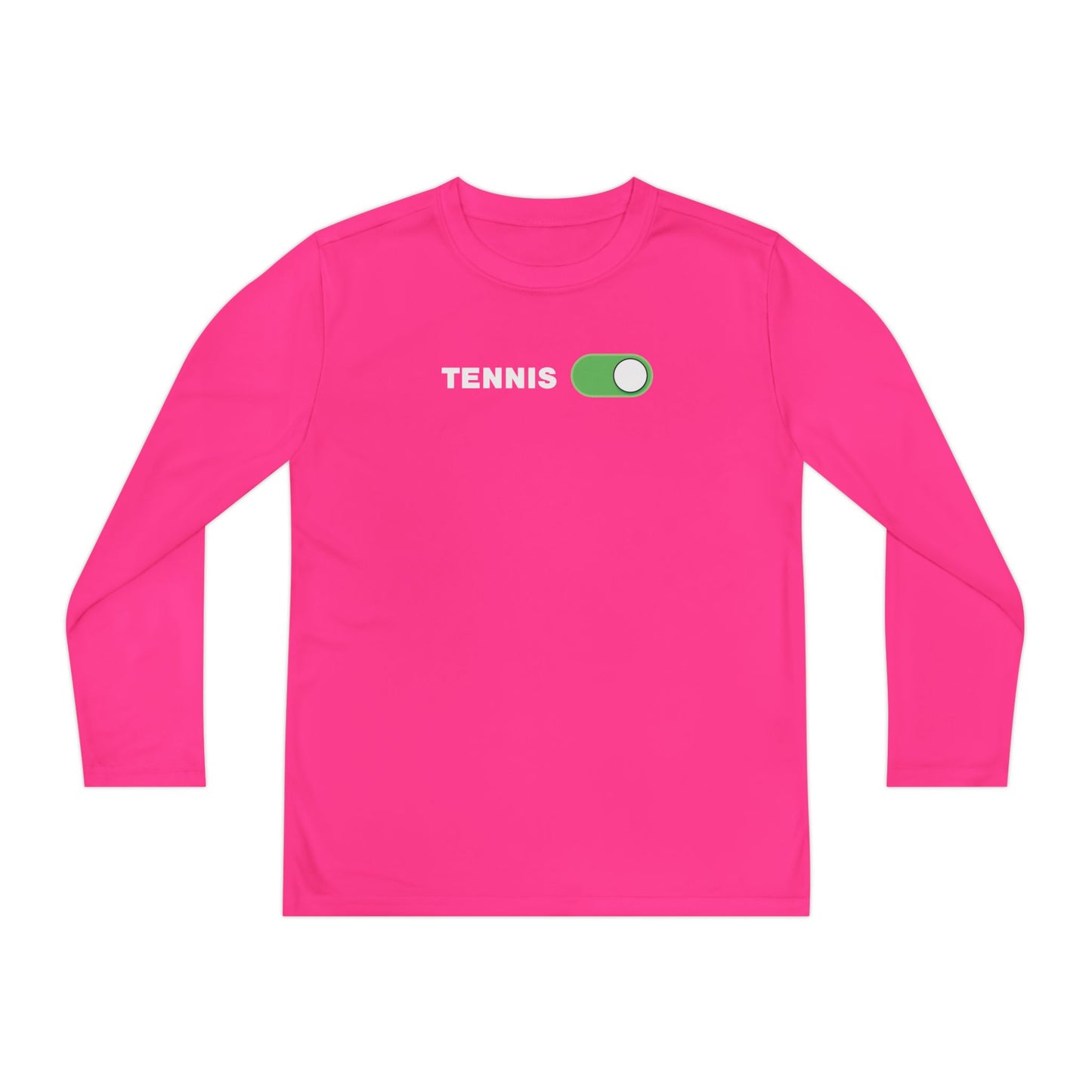 Youth Long Sleeve Tennis Tee - Switch It Up Style