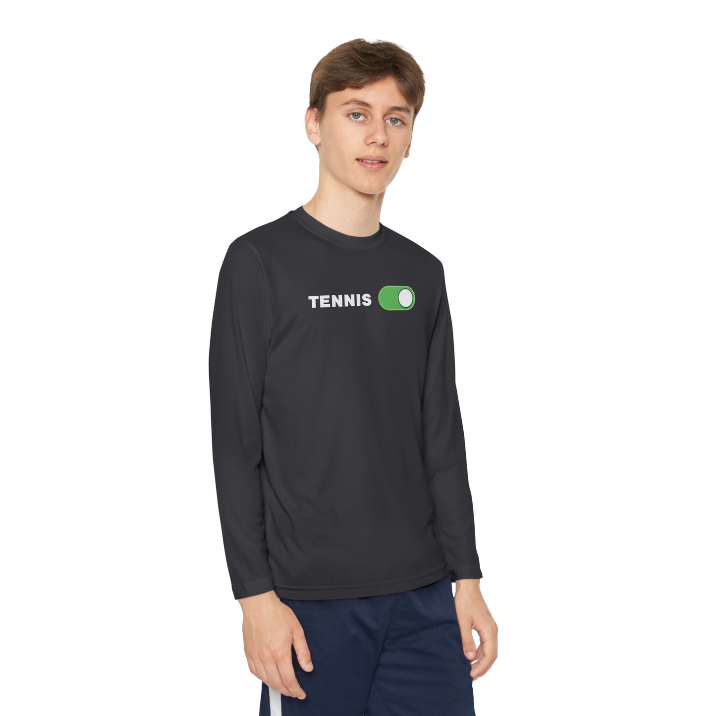 Youth Long Sleeve Tennis Tee - Switch It Up Style