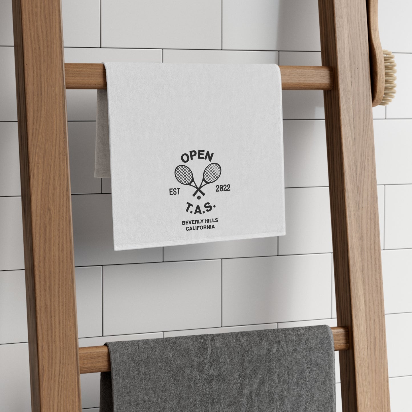 Tennis Rally Towel - Open T.A.S. 2022 Design for Events & Gifts