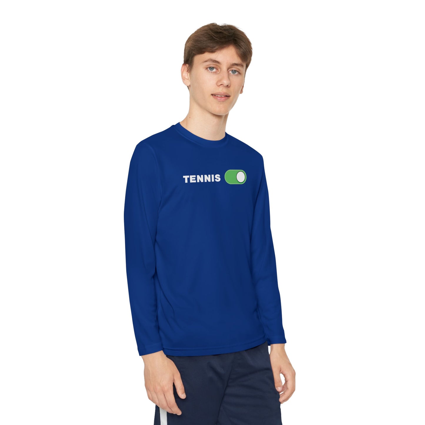 Youth Long Sleeve Tennis Tee - Switch It Up Style
