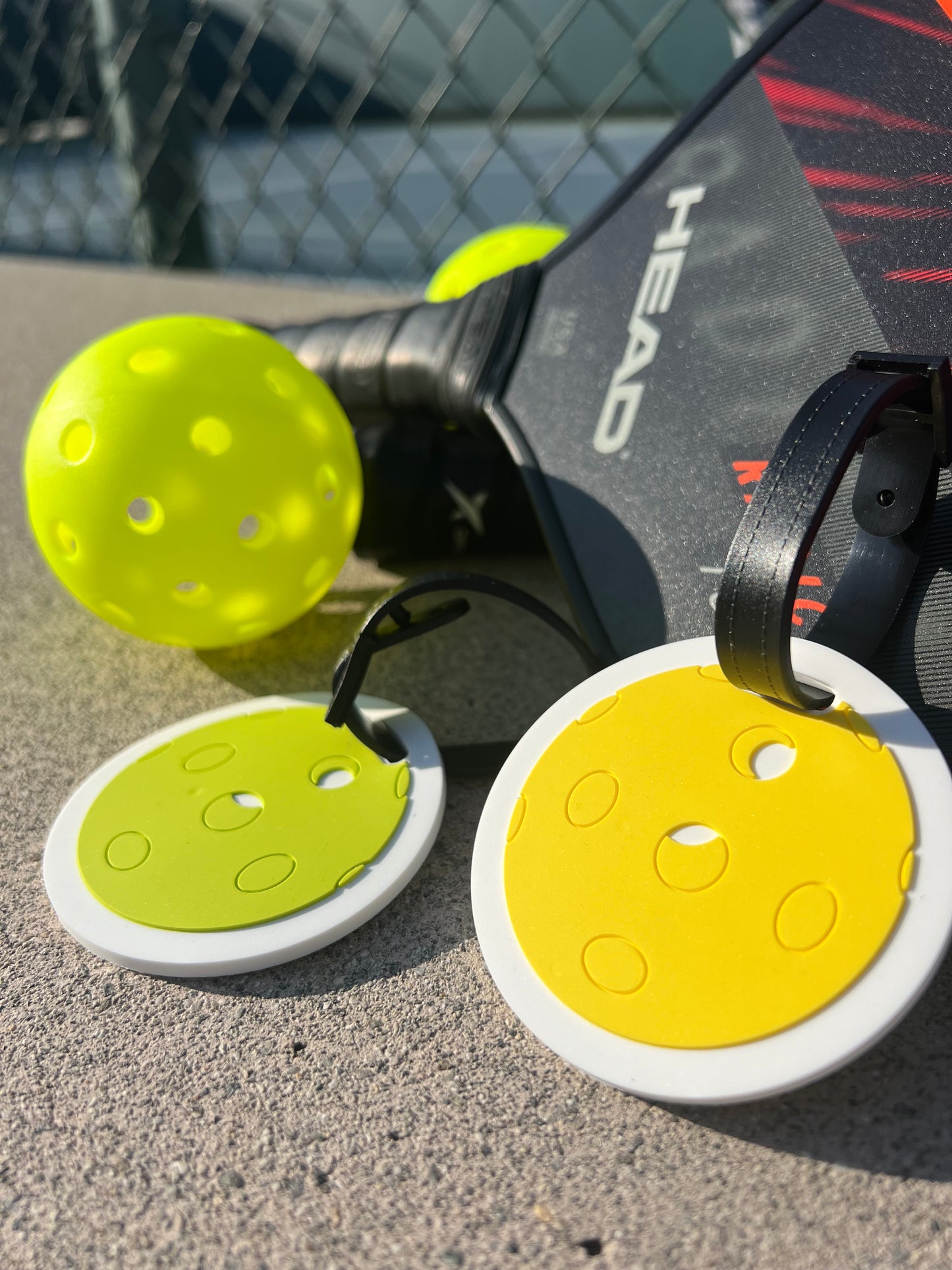 Pickleball Luggage Tag